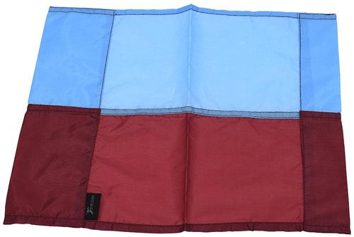 Precisie Hoekvlag Maroon/Zwart 