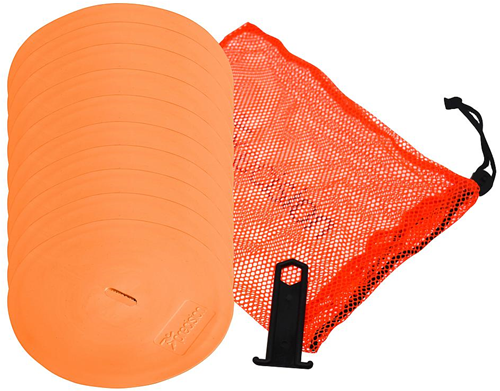 Precisie Ronde Markeringsschijven (Set van 10) Oranje