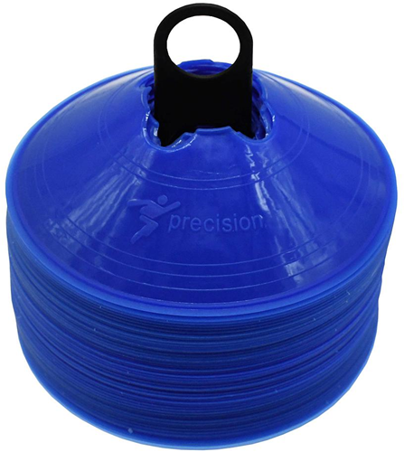 Schotelkegels Precision (Set van 50) Blauw