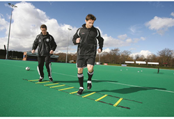 Precision verstelbare speedladder - trainingsladder 4 meter zwart