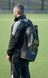 Precision ballentas sporttas zwart voor 3 ballen - nylon