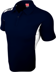 TEAM TECH POLO NAVY / WHITE XLB/152